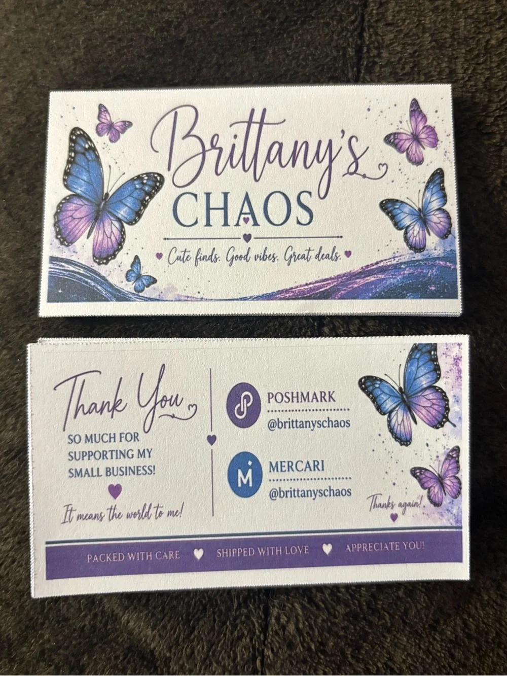 50 Business Cards Custom Requests 3.5x2